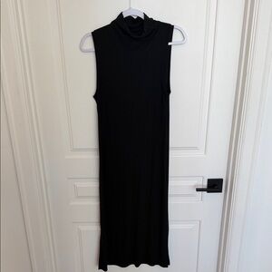 a new day Black Sleeveless Midi Dress